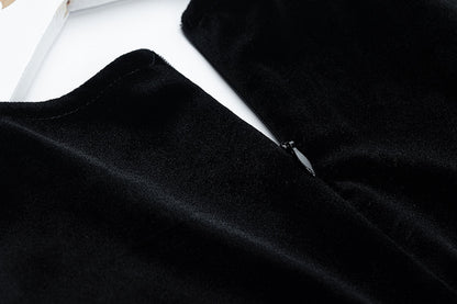 BA6028 Black Merlinite Dress