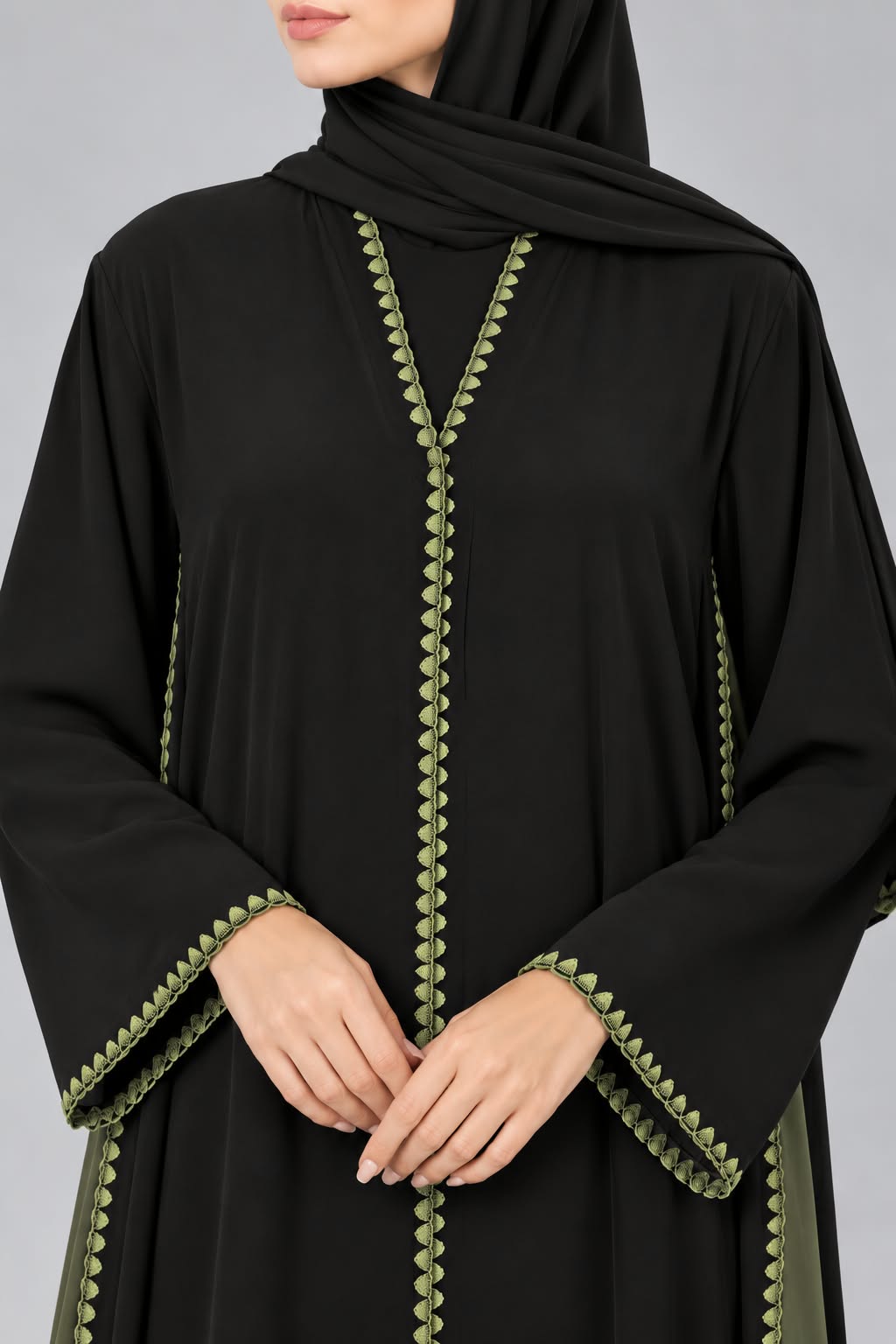 Olive Piceous Abaya