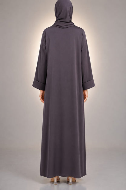 Dark Brown Yara Abaya