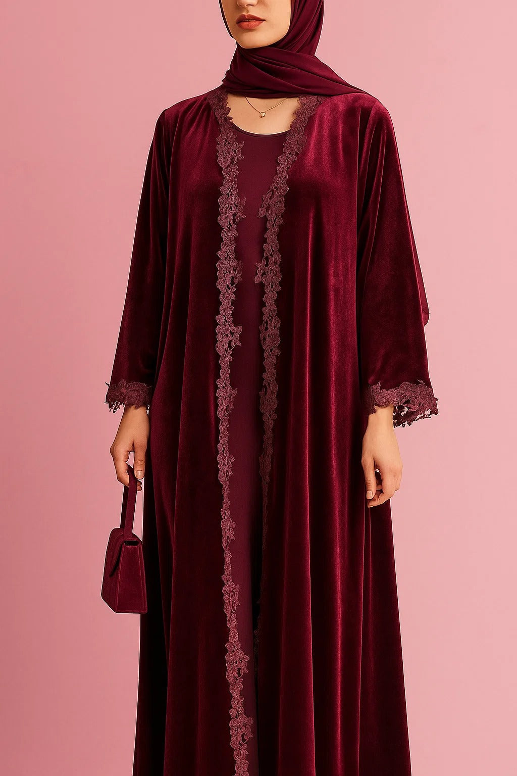 Maroon Velvet Espresso