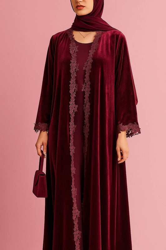 Maroon Velvet Espresso