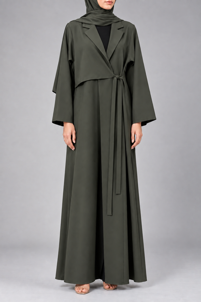 Olive Coat Abaya