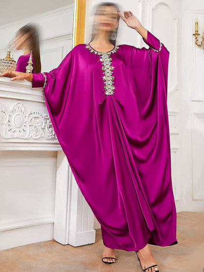 BA122 Pink Orchid Kaftan