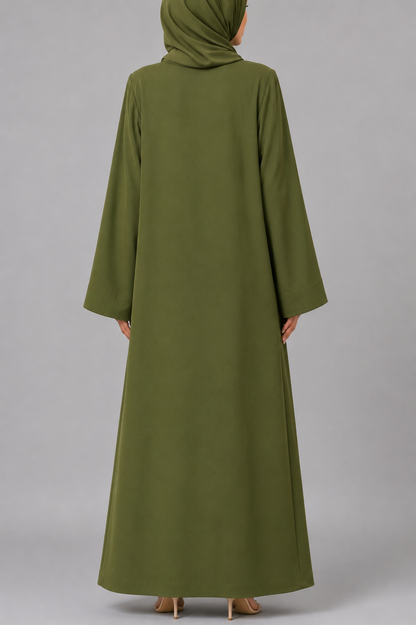 Olive Wave Abaya
