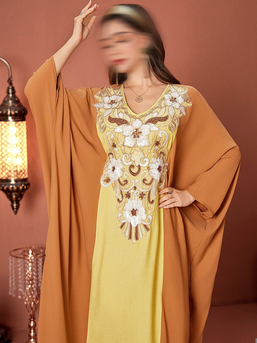 BA4128 Yellow Resplendence Kaftan