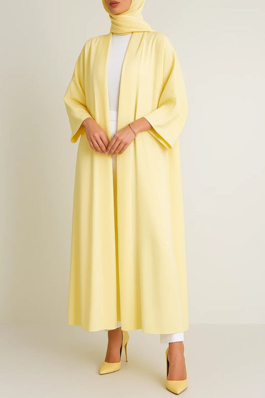 Butter Yellow Mira Abaya