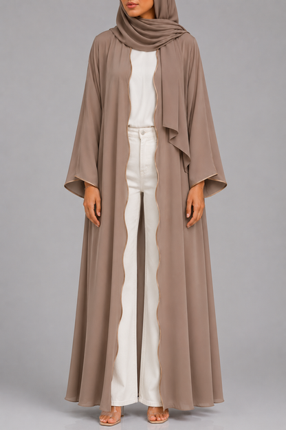 Beige IT Abaya
