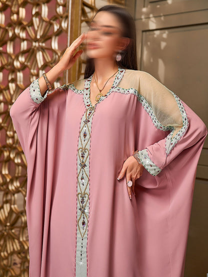 BA4132 Pink Magniloquence Kaftan