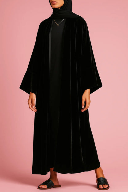 Black Velvet Reign Abaya