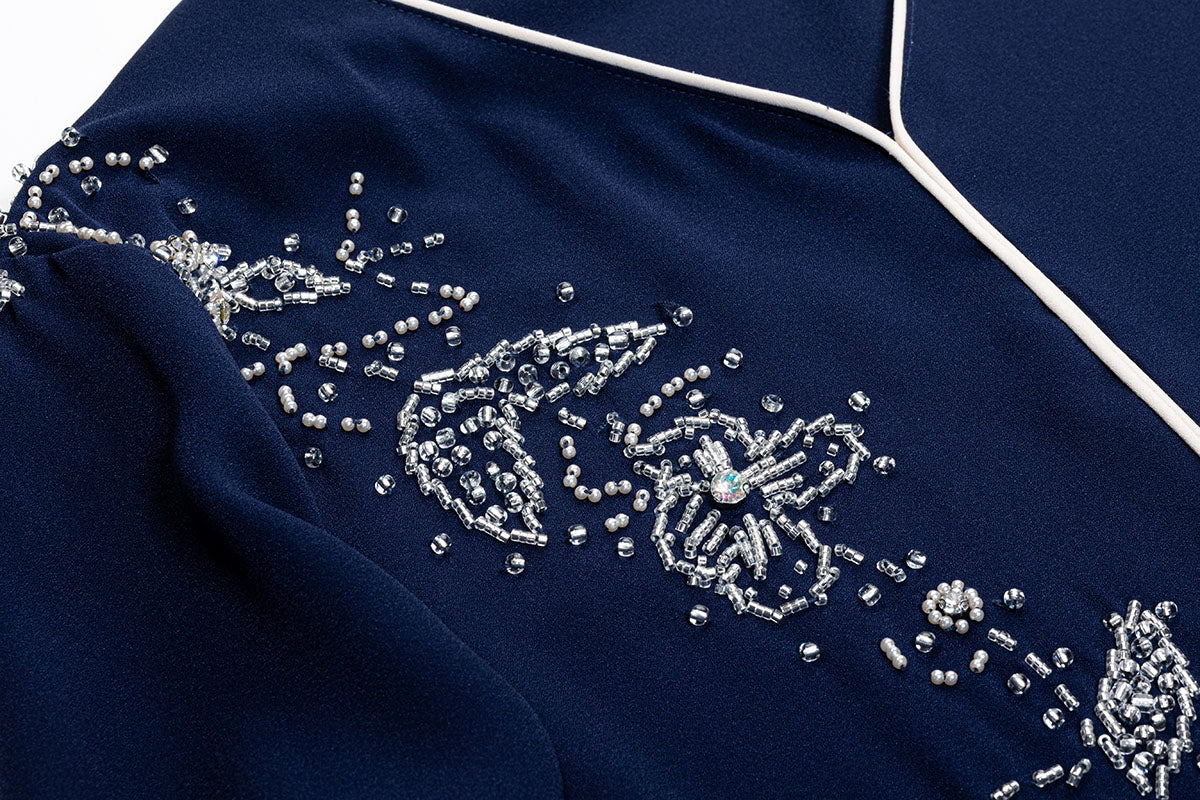 BA5218 Blue Soraya Jalabiya