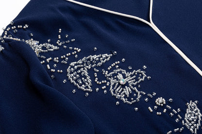 BA5218 Blue Soraya Jalabiya