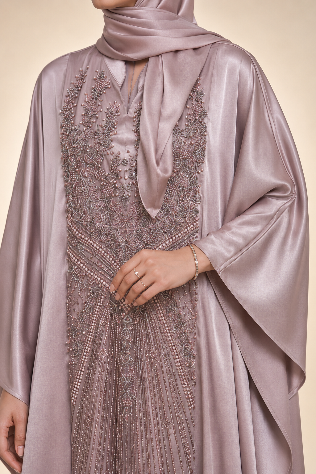 Mauve Ameera Abaya 2