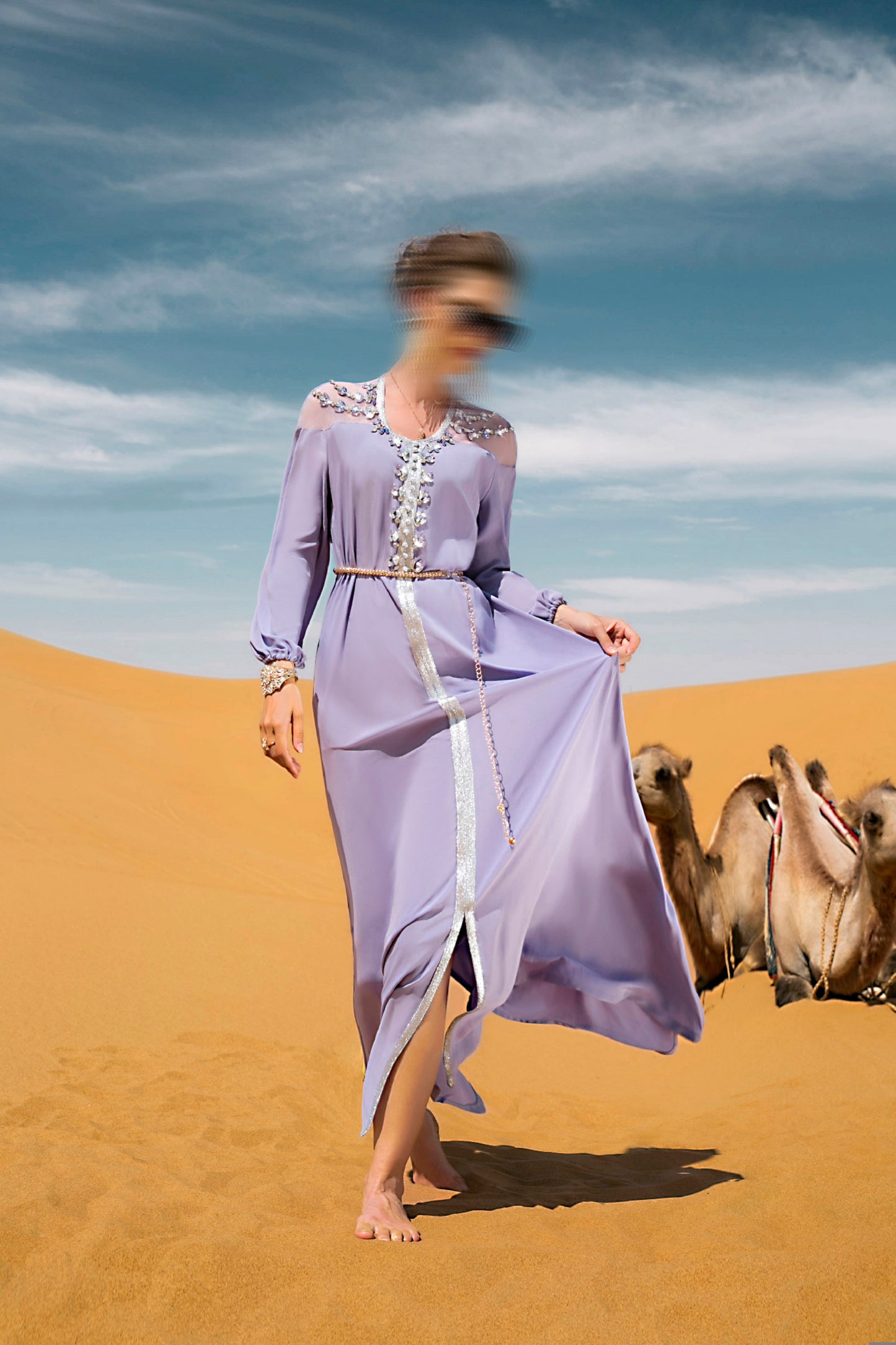BA7049 Lavender Allium Dress
