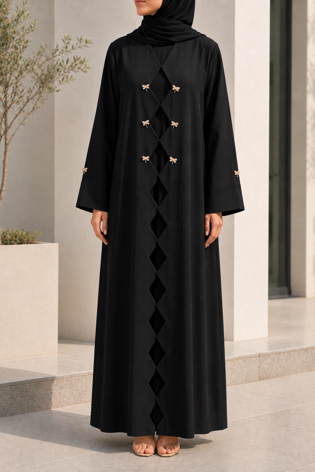 Black Aura Abaya