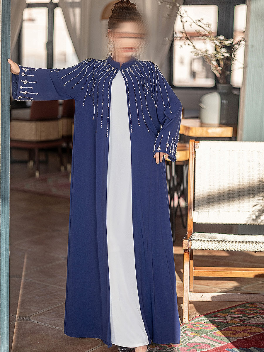 BA5230 Blue Tanzanite Abaya