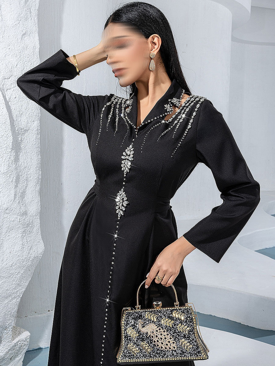 BA5257 Black Sovereign Dress