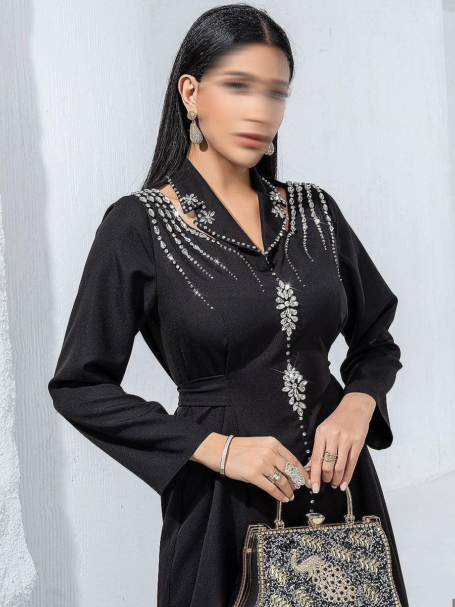 BA5257 Black Sovereign Dress