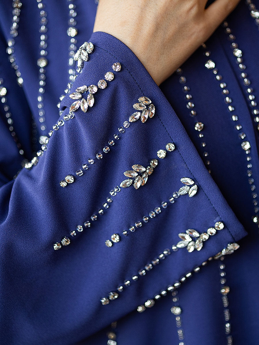 BA5230 Blue Tanzanite Abaya