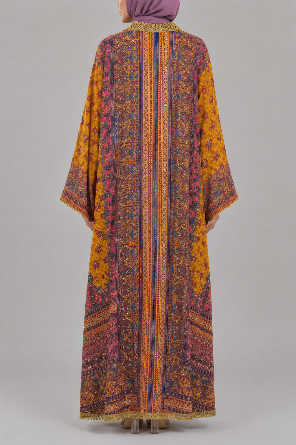 Lilac Zareen Abaya