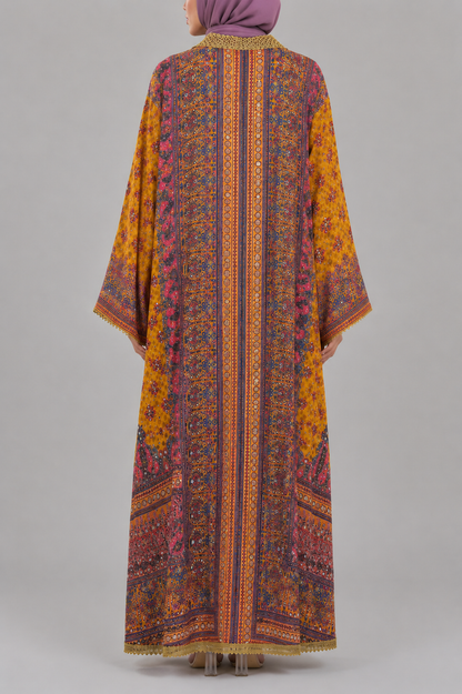 Lilac Zareen Abaya