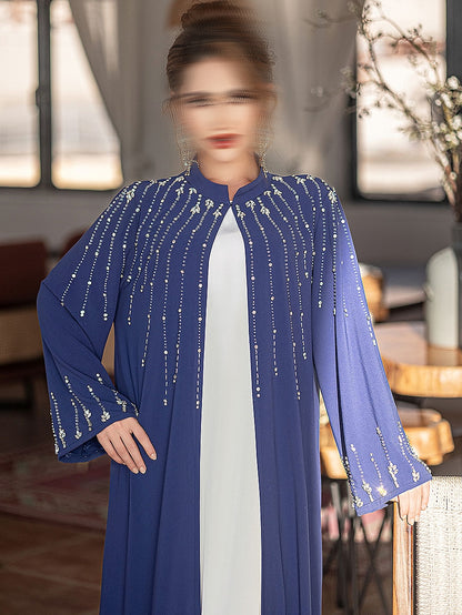 BA5230 Blue Tanzanite Abaya