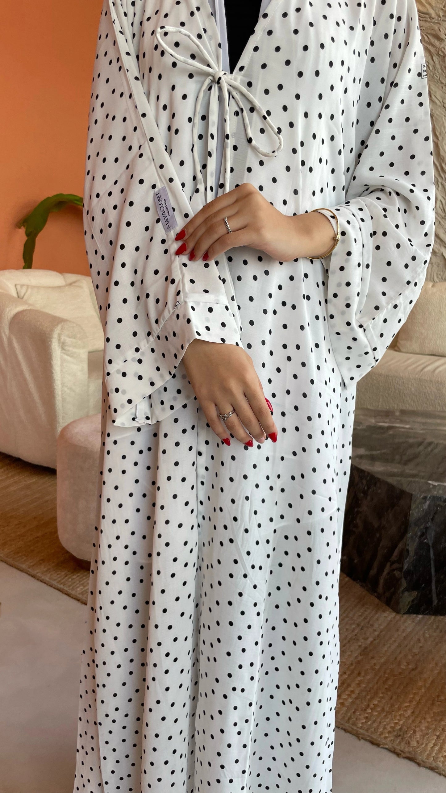 Polka Dot Kimono & Sheila