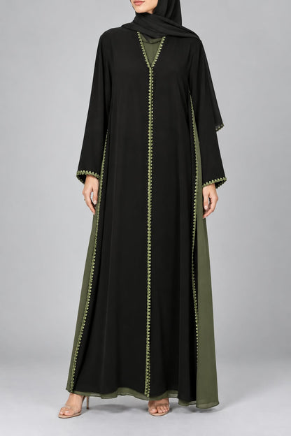 Olive Piceous Abaya