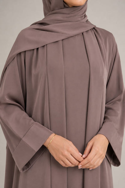 Beige Yara Abaya
