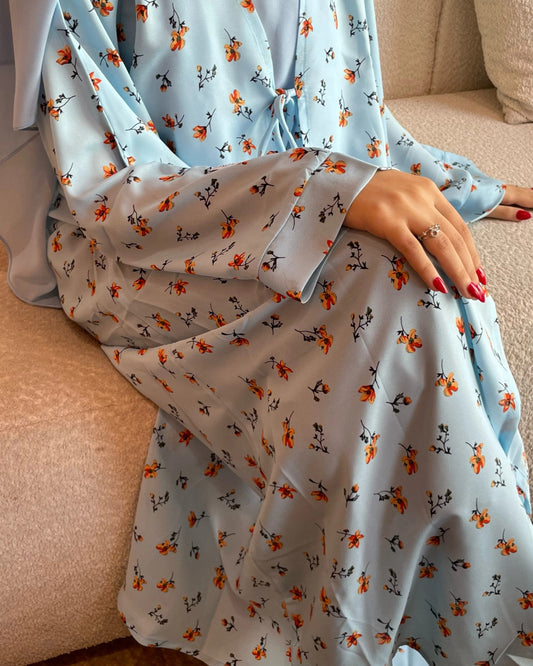 Ice Berg Floral Kimono & Sheila