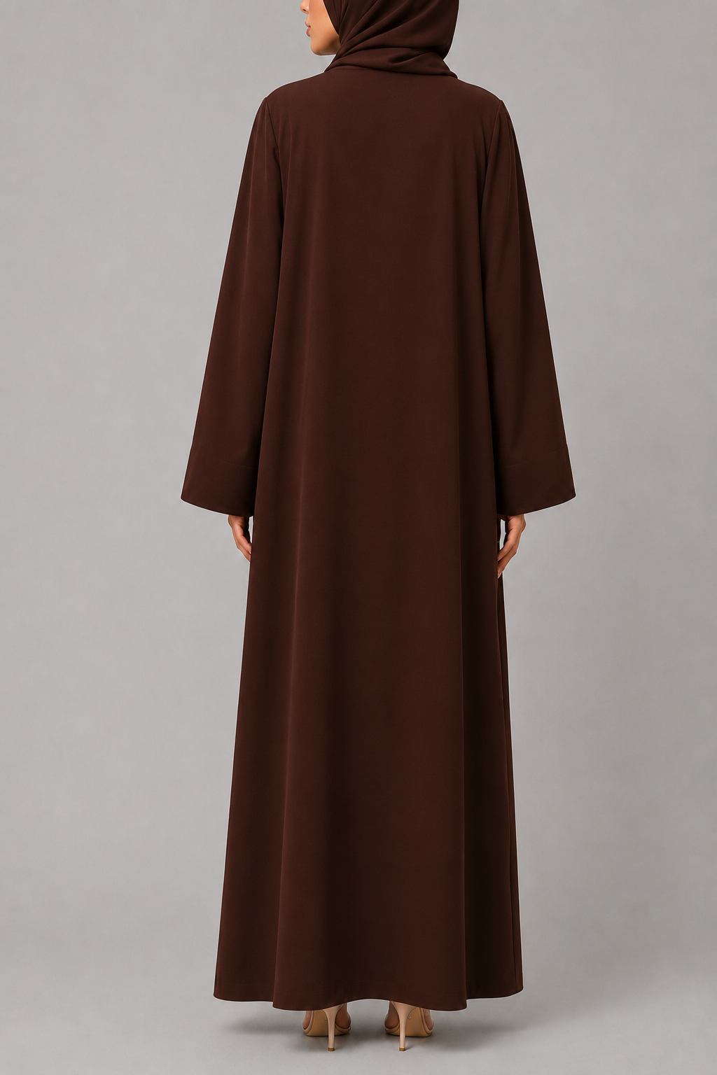 Brown Wave Abaya
