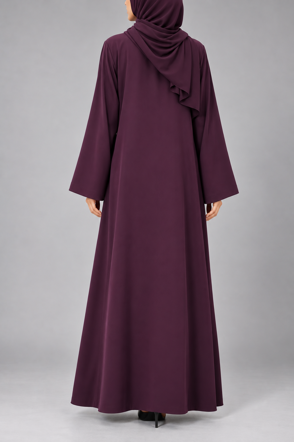 Purple Coat Abaya