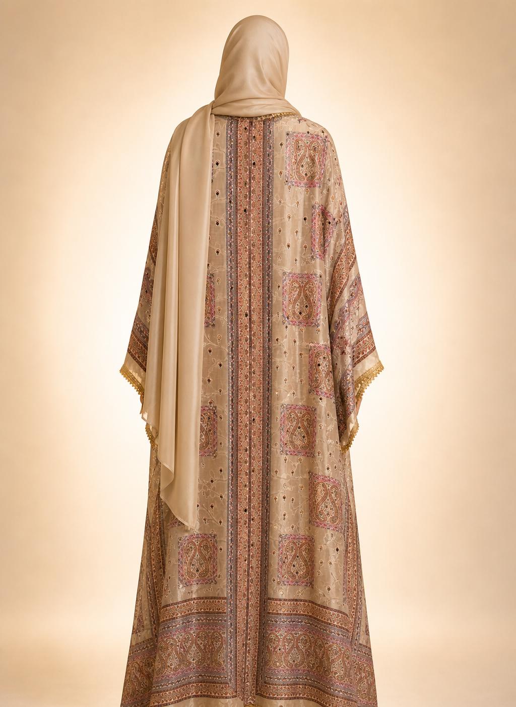 Beige Zareen Abaya