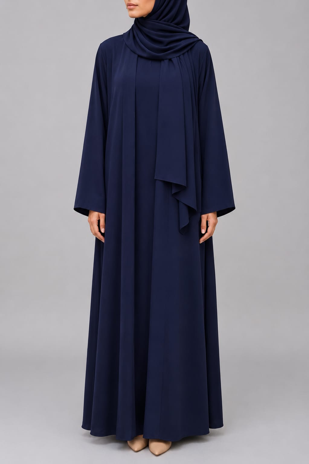 Navy Blue Mira Abaya