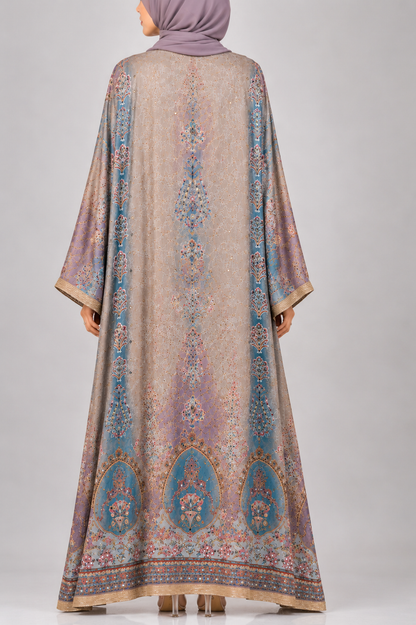 Mauve Zareen Abaya