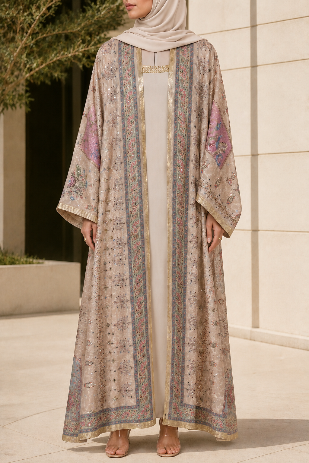 Ivory Zareen Abaya
