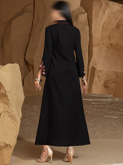 BA5004 Black Tourmaline Jalabiya
