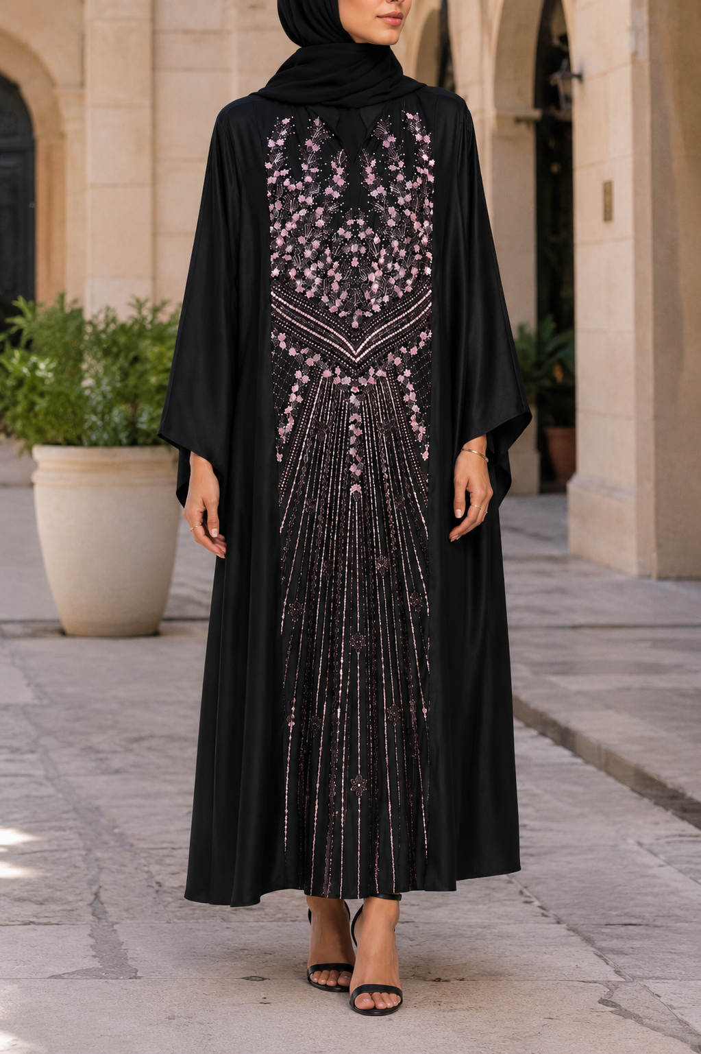 Black Ameera Abaya 2