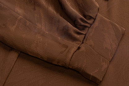 BA6079 Brown Luminary Abaya