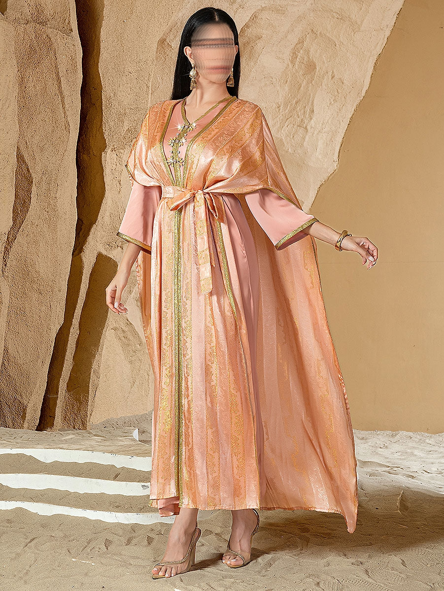 BA5143 Pink Regalia Kaftan