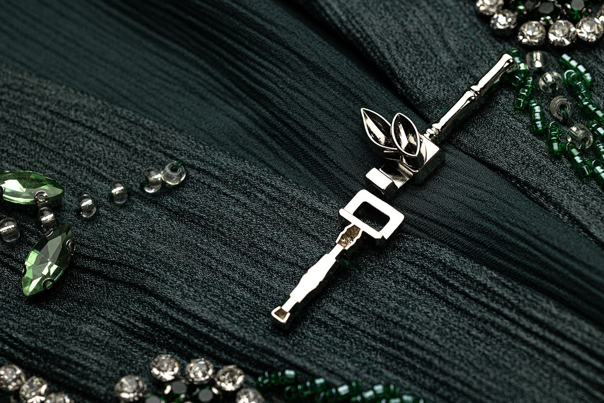 BA6029 Green Nebula Abaya
