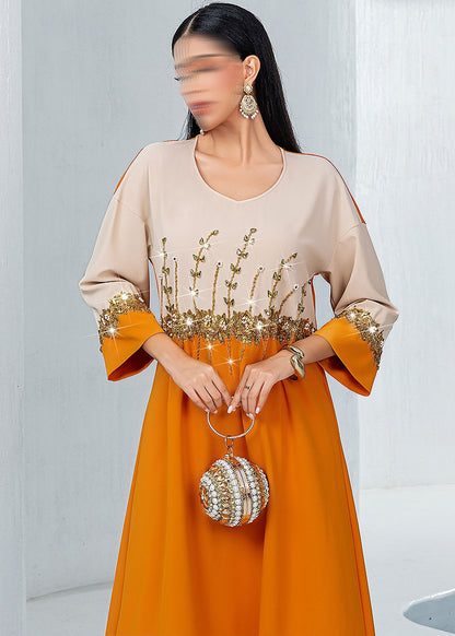 BA5138 Orange Dawn Dress