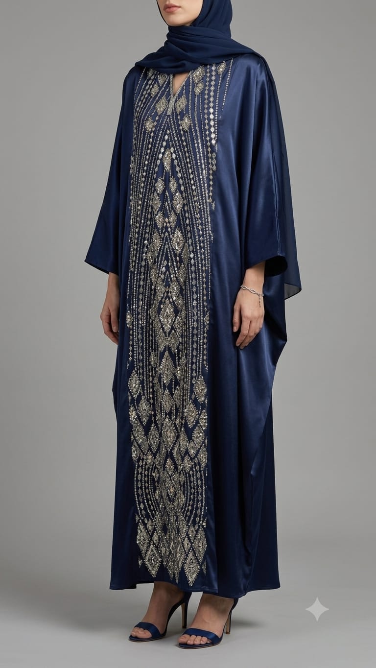 Blue Ameera Abaya