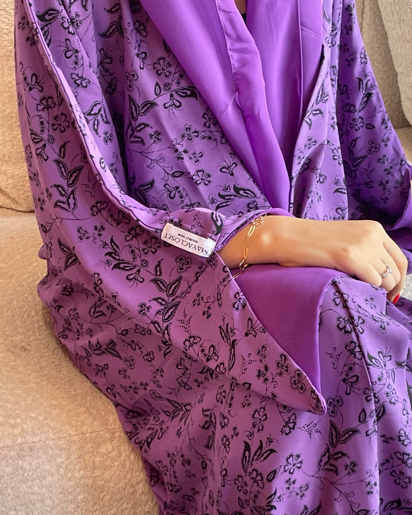 Lavender Kimono & Sheila
