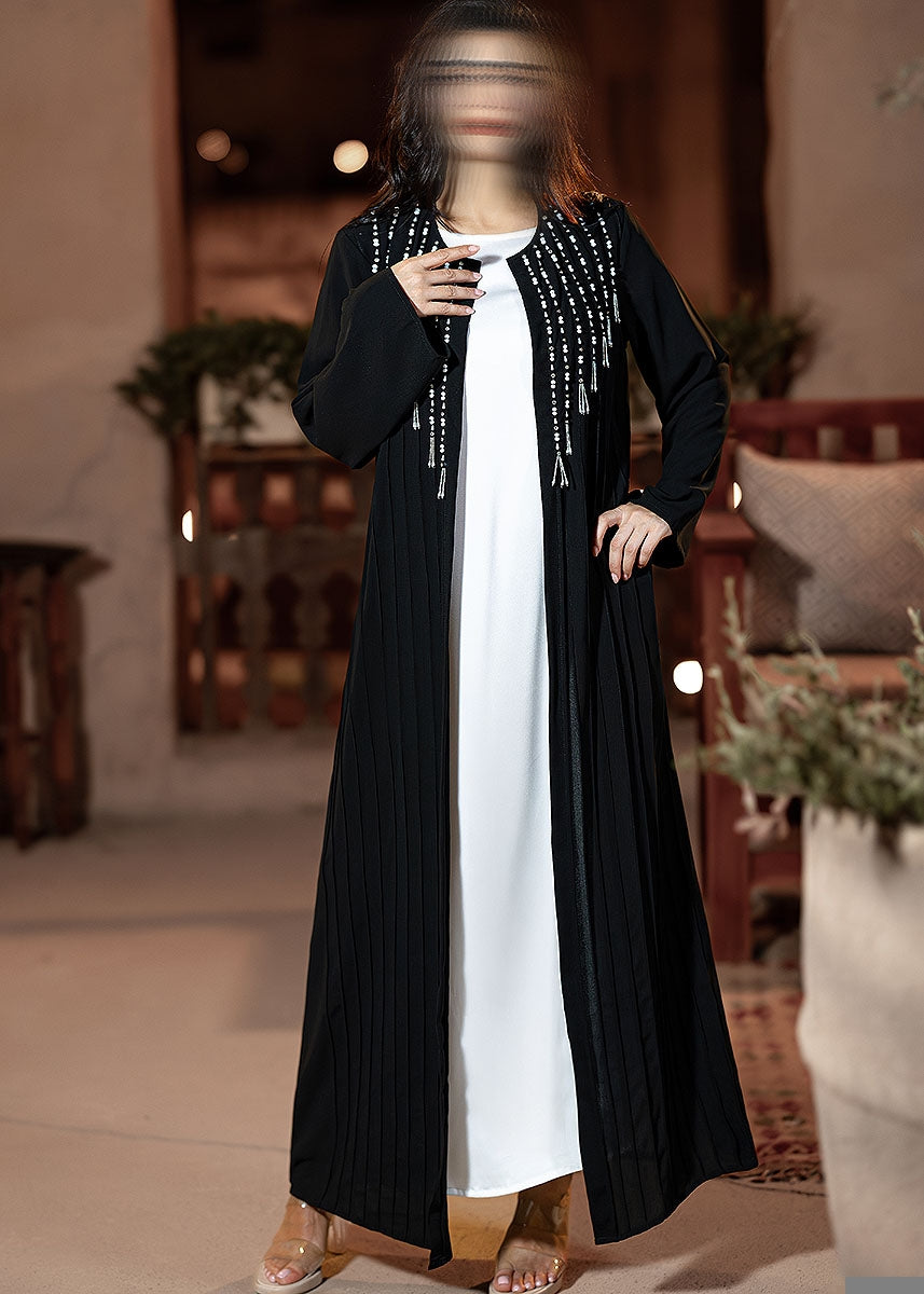 BA4083 Black Starlight Abaya