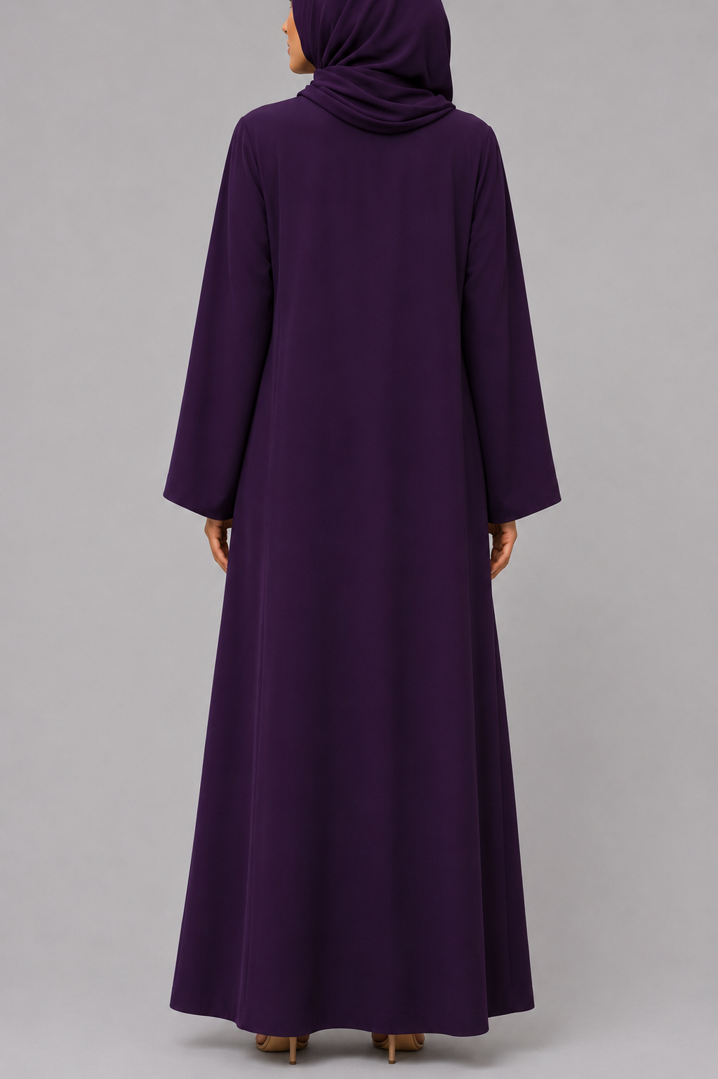 Purple Wave Abaya