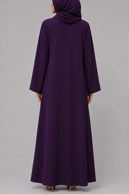 Purple Wave Abaya