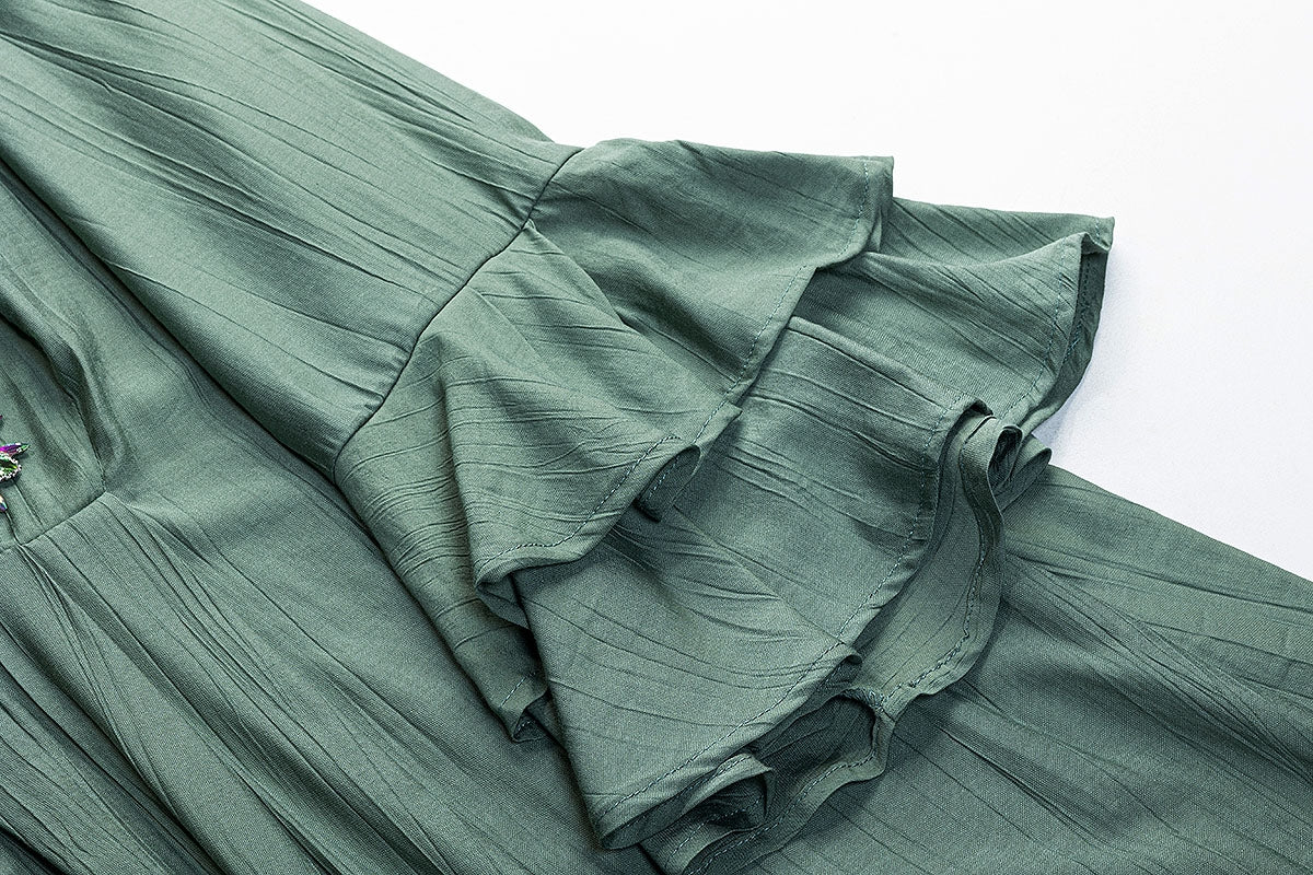 BA5030 Green Olivine Dress
