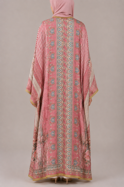 Pink Zareen Abaya