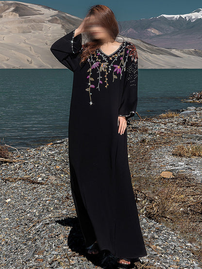 BA5219 Black Bornite Dress