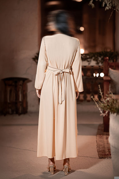BA5206 Beige Stellar Dress